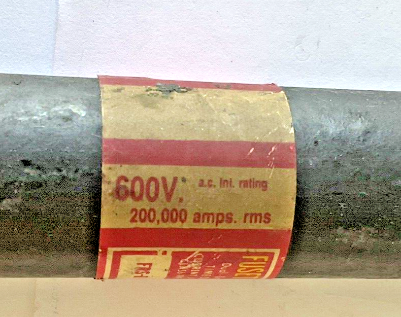 BUSSMANN FRS-R-100 FUSE TIME-DELAY FUSETRON 600V ***LOTOF3***4