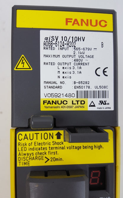 Servo Drive A06B-6124-H202 FANUC1