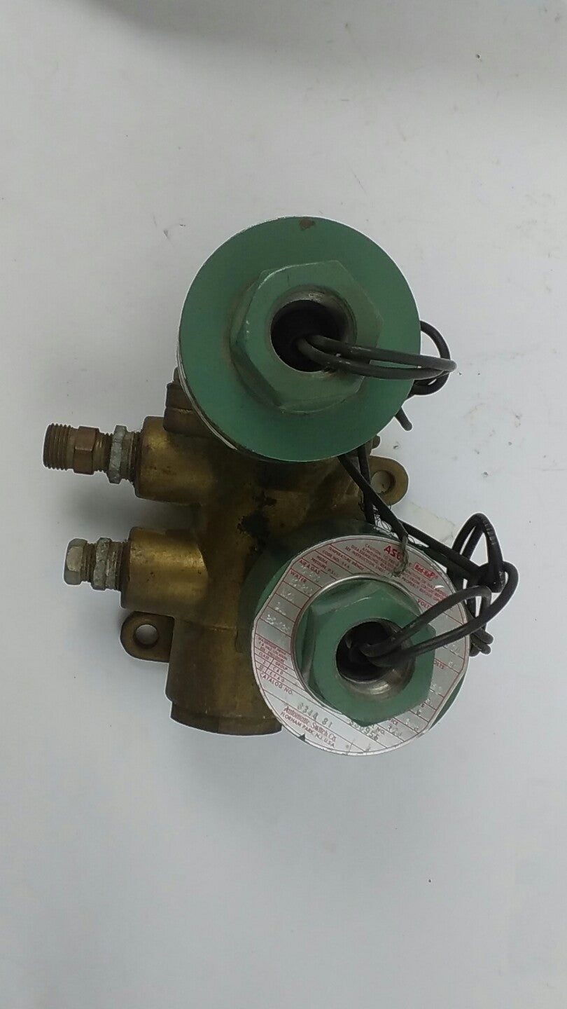 ASCO 8344 81 SOLENOID VALVE 110 VOLT 50 HZ 120 VOLT 60 HZ 6 WATTS 2
