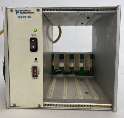 NATIONAL INSTRUMENTS NI SCXI-1000 POWER MODULE 120VAC 4 SLOT CHASSIS REV 4.00