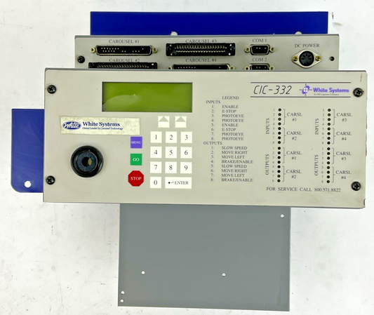 WHITE SYSTEMS CIC-332 CAROUSEL STORAGE SYSTEM0