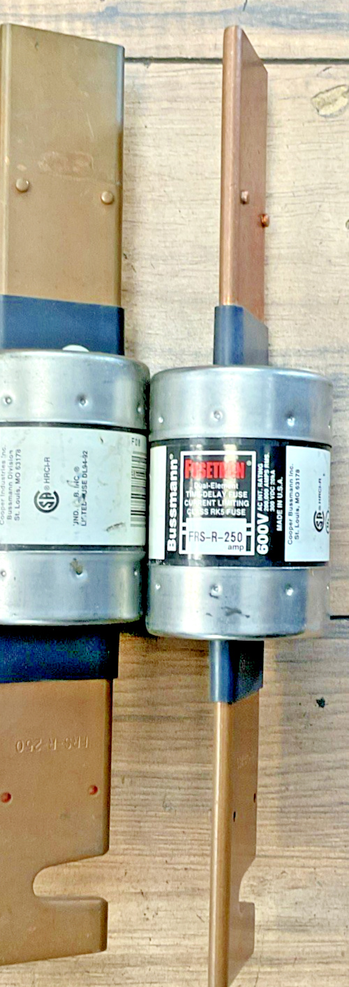 BUSSMANN FUSETRON FRS-R-250 FUSE 600VAC 300VDC RK5 ***LOTOF5***1