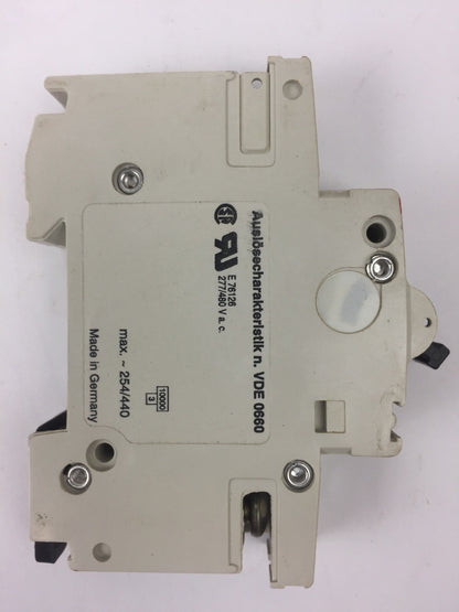 ABB S 281 K 4 A CIRCUIT BREAKER 1 POLE E76126 277/480 VAC1