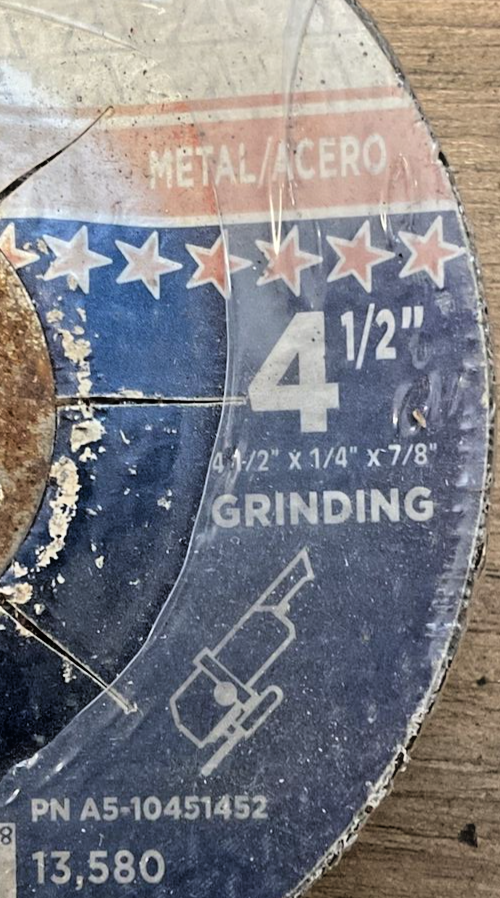 CONTINENTAL A5-10451452 METAL CUTTING WHEEL 4 1/2IN X 1/4IN X 7/8IN *55 WHEELS*2