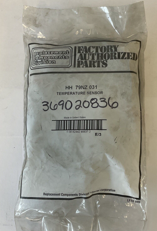 UNITED TECHNOLOGIES/CARRIER HH 79NZ 031 TEMPARTURE SENSOR0