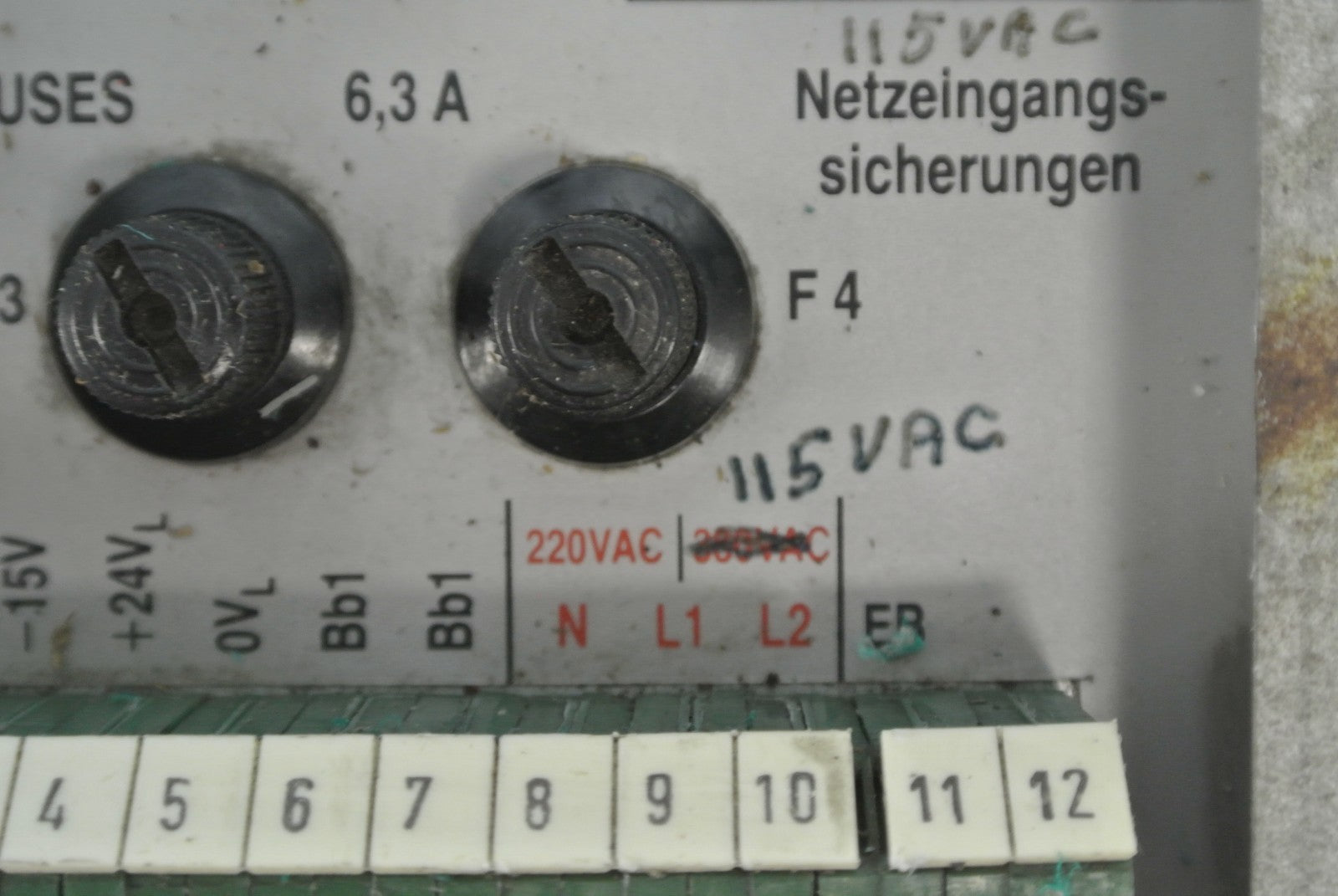 INDRAMAT TVM-1-2-50-115V (***) / AC SERVO POWER SUPPLY7