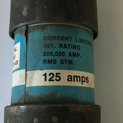 GENERAL ELECTRIC GF8B125 FUSE 125A 600VAC CLASS J ***LOTOF2***2