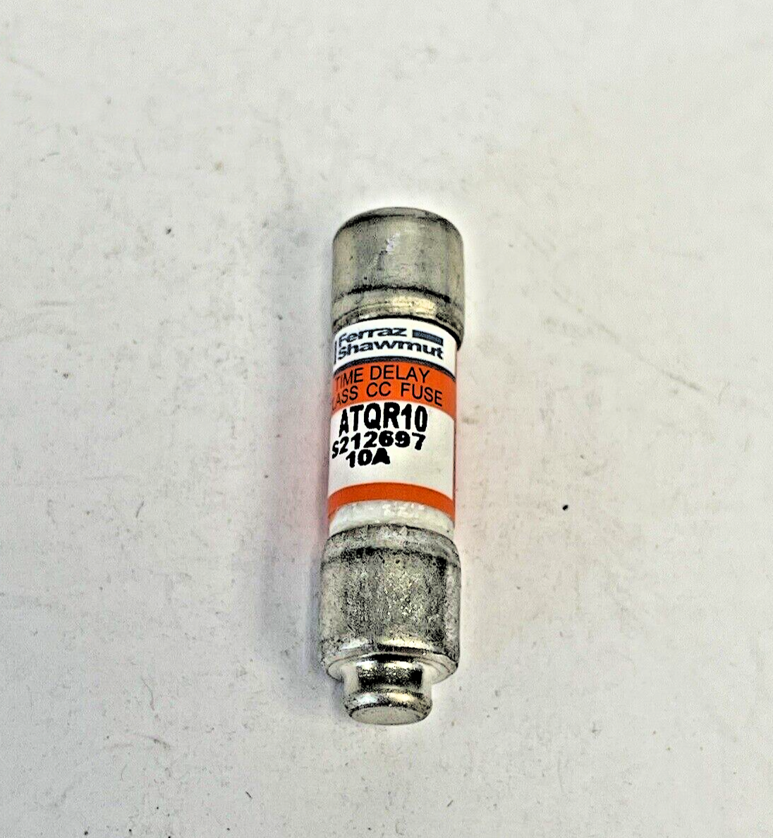 MERSEN - *BOX OF 6* - ATQR10- 10 AMP, 600 VAC, TIME-DELAY, AMP-TRAP, CLASS CC2