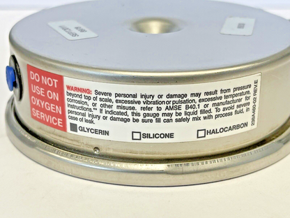 KMI SYSTEMS - PRESSURE GAUGE - 4" DIAMETER, 1/2" NPT, 0-100 PSI3