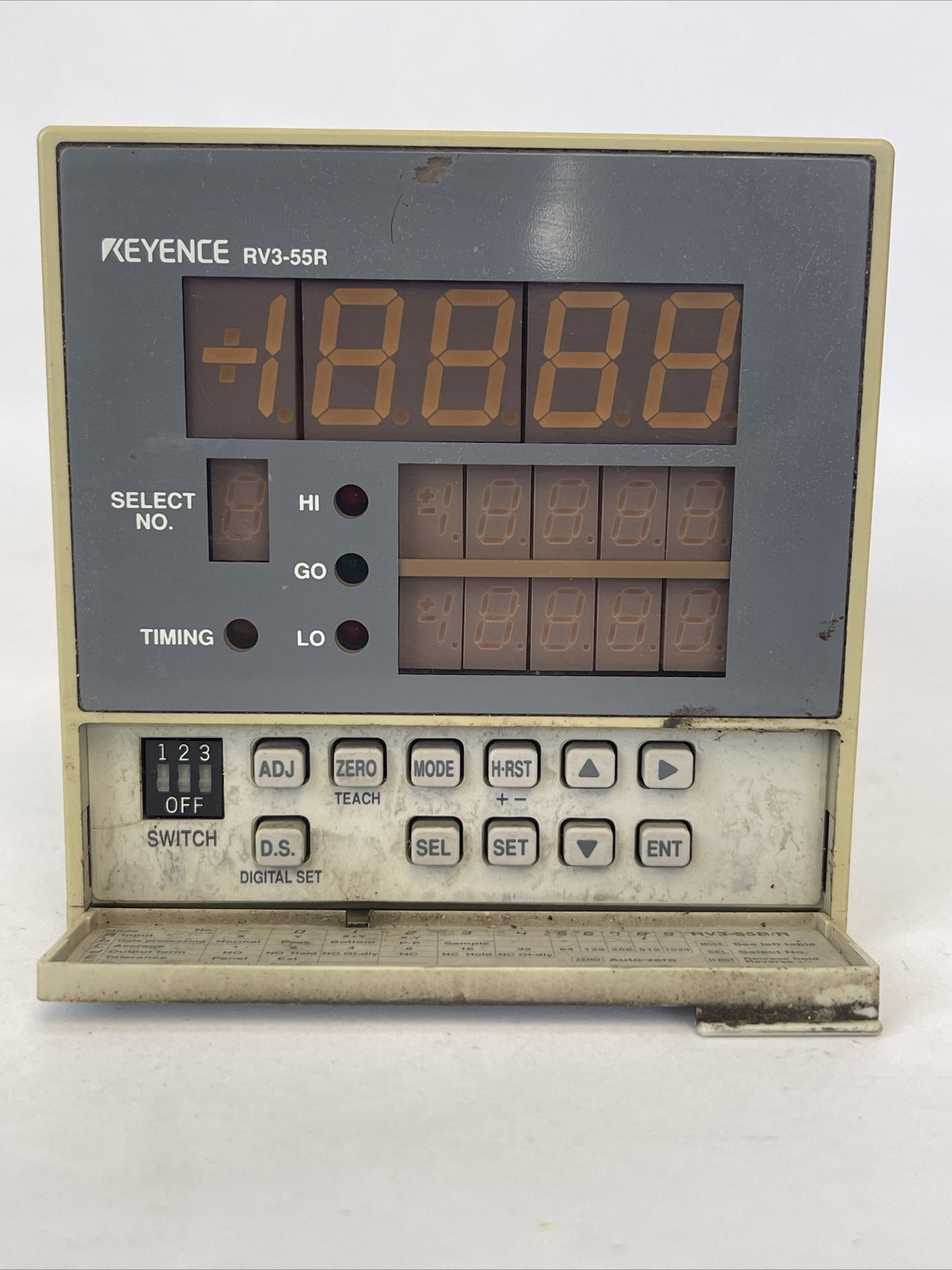 KEYENCE RV3-55R MULTI FUNCTIONAL DIGITAL CONTROL 100/240VAC1