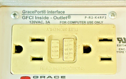GRACEPORT P-R2-K4RF3 INTERFACE 120VAC 3A GFCI INSIDE-OUTLET3