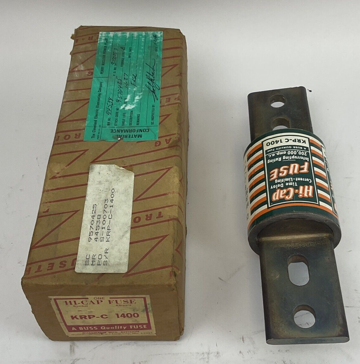 BUSSMANN HI-CAP KRP-C 1400 CLASS L 600VAC0