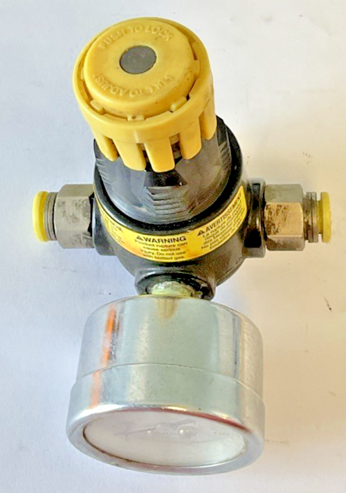 PARKER 14R013FC PNEUMATIC REGULATOR 300PSI WITH GAUGE0