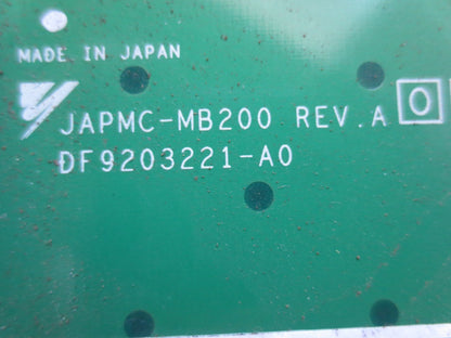 YASKAWA MP920 JAPMC-MB200 Rev. A JEPMC-MB200 9-SLOT MOUNT BASE / BACKPLANE MB-013