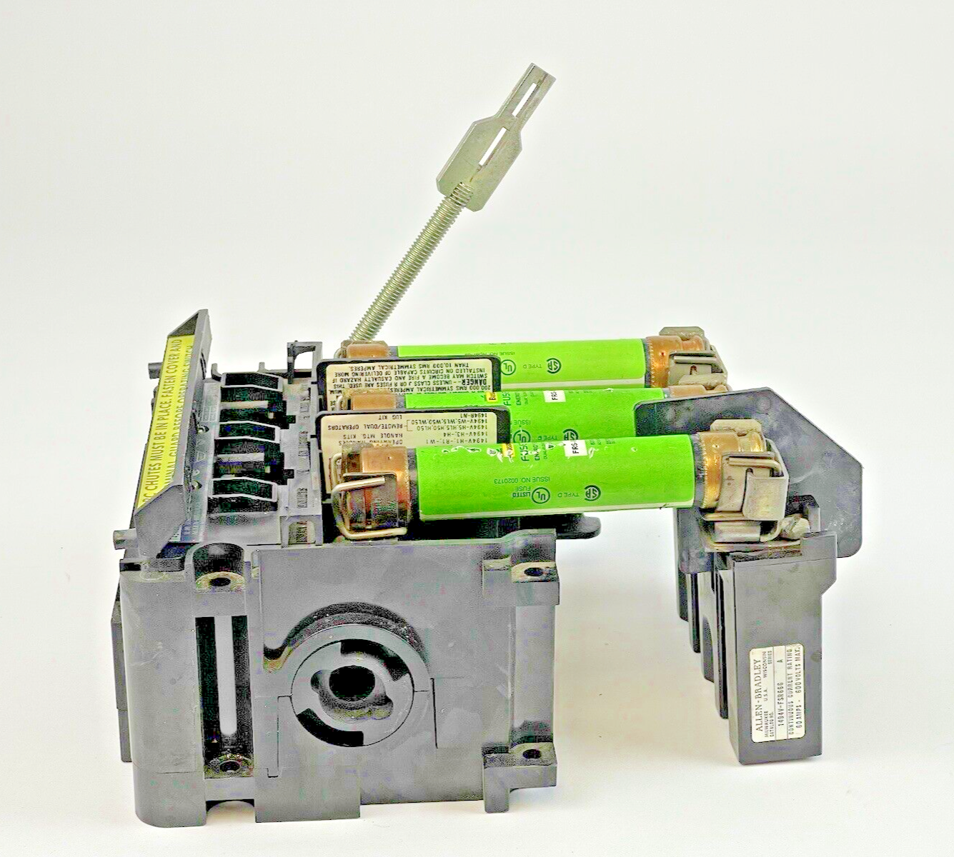 FUSETRON - FRS-R-45 (LOT OF 3) -600VAC 45A FUSES WITH ALLEN BRADLEY 1494V-DS60 A7