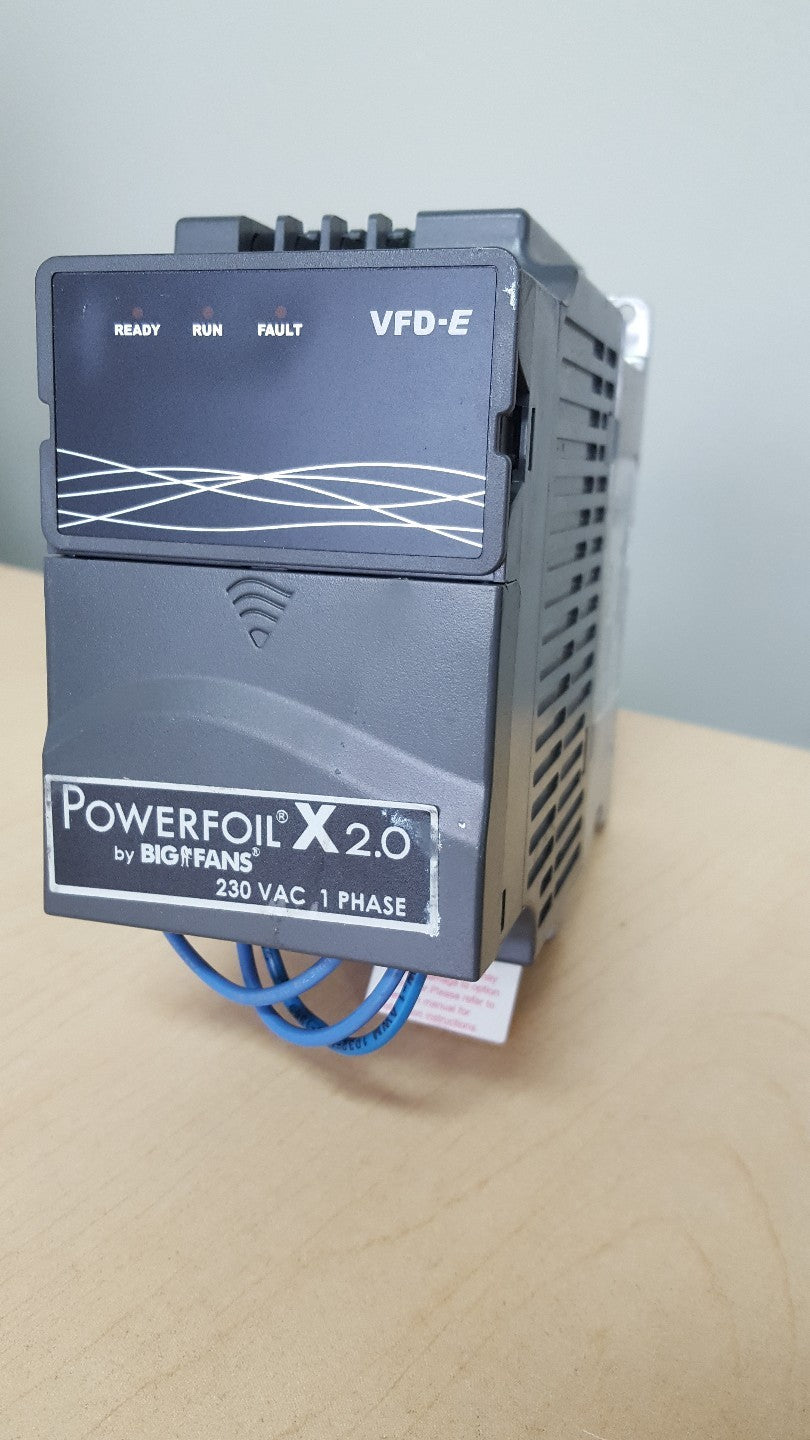 Delta Electronics VFD007E21A AC Motor Drive Inverter 1Ph 230V POWERFOIL X VFD-E0