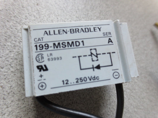 ALLEN-BRADLEY 199-MSMD1 Ser. A SURGE SUPPRESSORS - LOT of 40