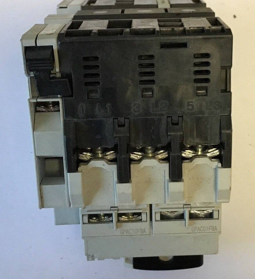 GENERAL ELECTRIC GPS1BHAH MANUAL MOTOR STARTER GPAE11LLA& (2) GPAC10FBA6