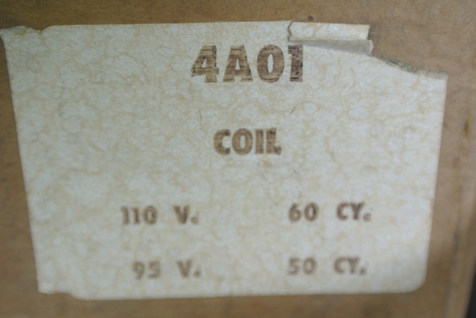 ALLEN-BRADLEY 4A01 COIL - 110V, 60Hz / 95V, 50Hz- NEW SURPLUS in BOX4