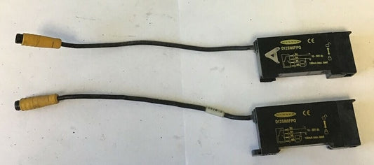 BANNER D12SN6FPQ FIBER OPTIC SENSORS 10-30VDC 150MA ***LOTOF2***0