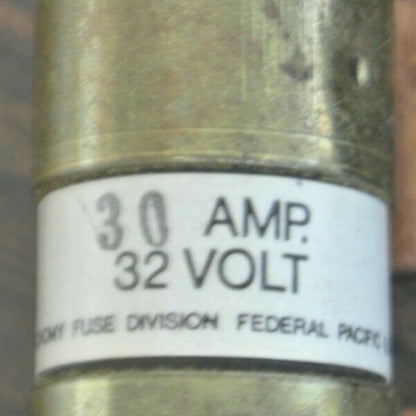 ECONOMY / FPE OBH-30 BOLT-ON FUSE / 30A / 32VDC / NEW SURPLUS2