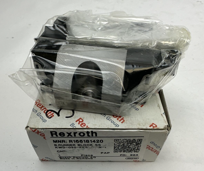 REXROTH R166181420 B.RUNNER BLOCK SS KWD-020-FKS-C1-N-10