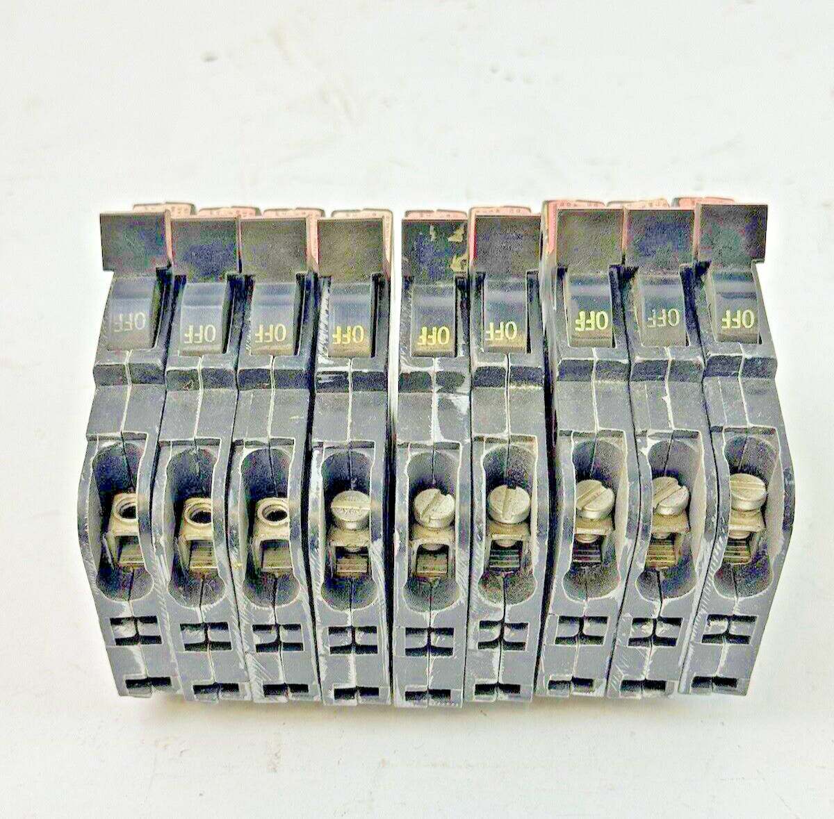 FPE *LOT OF 9* - 050 / NC150 - STAB-LOK BREAKERS - 1 POLE/240VAC/50A-3 NO SCREWS3