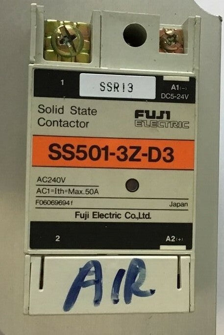 FUJI SS501-3Z-D3 SOLID STATE CONTACTOR 240VAC 50A1