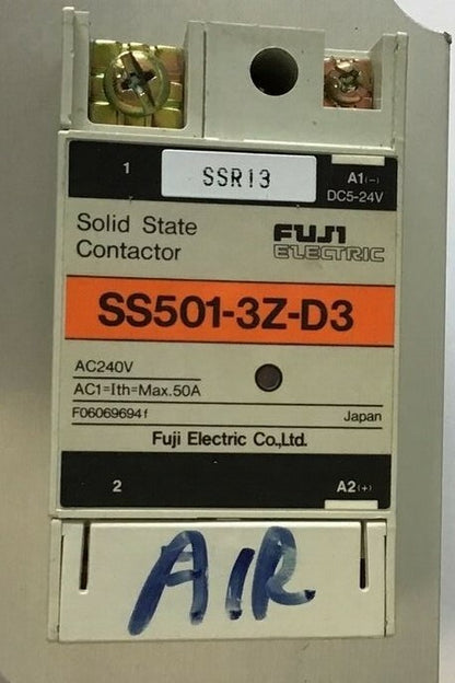 FUJI SS501-3Z-D3 SOLID STATE CONTACTOR 240VAC 50A1