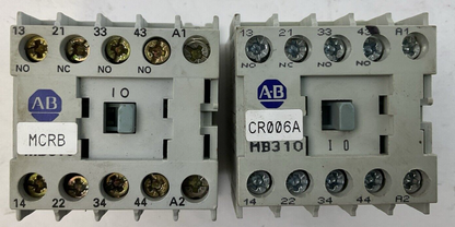 ALLEN BRADLEY 700DC-MB310* RELAY 300VAC 10A SER A (LOT OF 2)0
