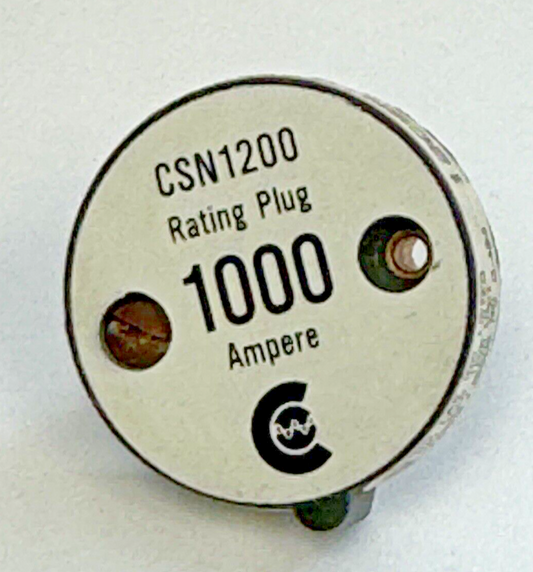 WESTINGHOUSE - CSN 1200 1000A - RATING PLUG - 12CSN1000 - 1000 AMPERE0