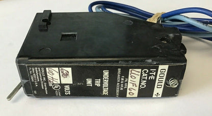 ITE LL01F60 UNDERVOLTAGE TRIP UNIT 120V 60HZ 3