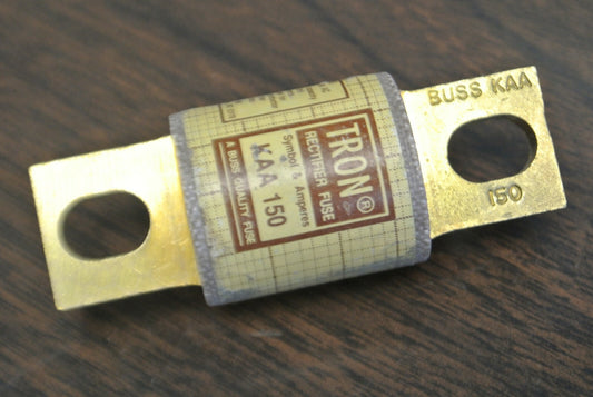 BOX of 10 / BUSSMANN / TRON KAA150 RECTIFIER FUSE / 150A / 130V / NEW SURPLUS0