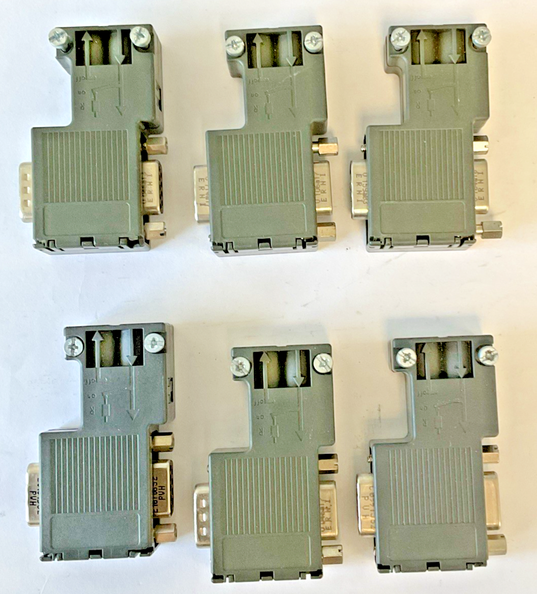 SIEMENS 6ES7 972-0BB12-0XA0 PROFIBUS BUS CONNECTOR****LOTOF6****0