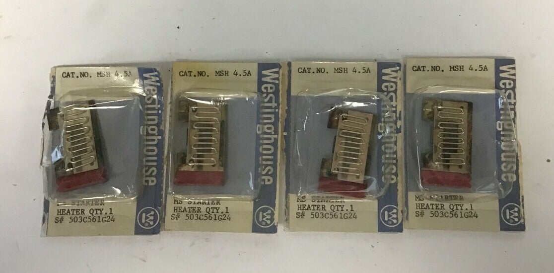 WESTINGHOUSE MSH4.5A MS STARTER HEATER ****LOTOF4****0