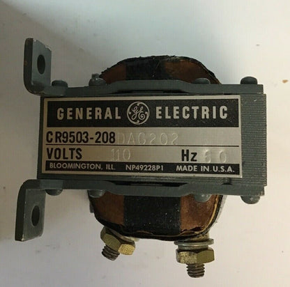 GENERAL ELECTRIC CR9503-208DAG202 ET SOLENOID 110V 60HZ 2