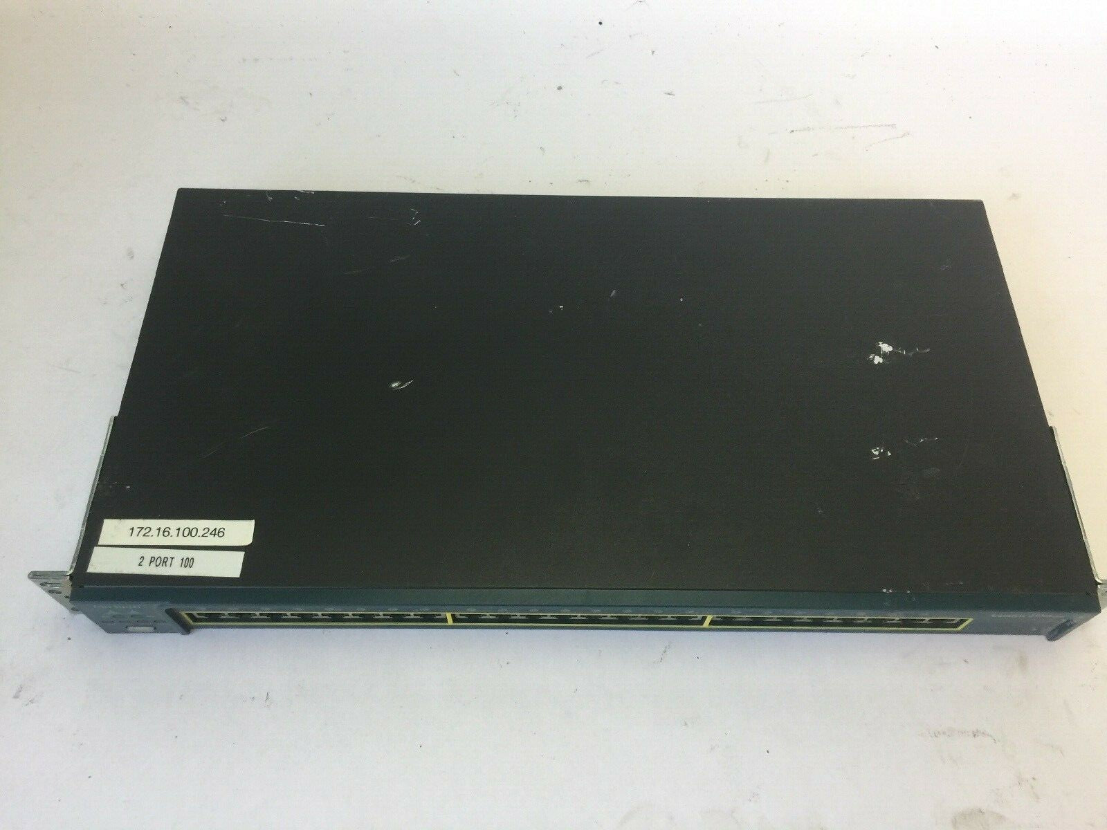 CISCO WS-C2950-24 CATALYST 24 PORT ETHERNET MANAGED NETWORK SWITCH2