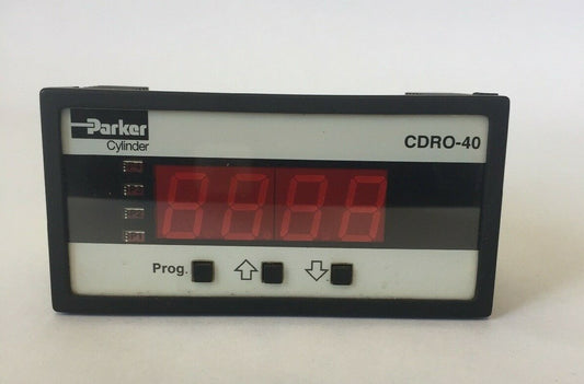 PARKER 1493451VX CDRO-40 PANEL METER CONTROLLER ANALOG OUTPUT 0-10VDC0