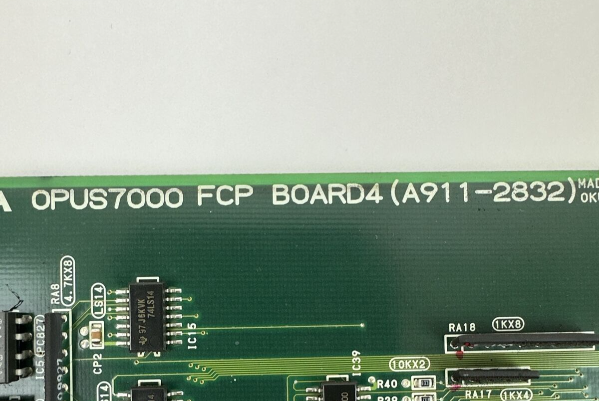 OKUMA OPUS7000 FCP CIRCUIT BOARD (A911-2832) 1911-2832-014-091 E4809-770-120-A1