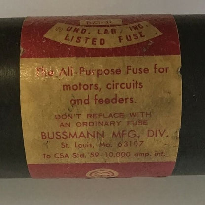 BUSSMANN FRS80 FUSETRON FUSE CLASS K5 80A TIME DELAY DUAL ELEMENT ***LOTOF3***4