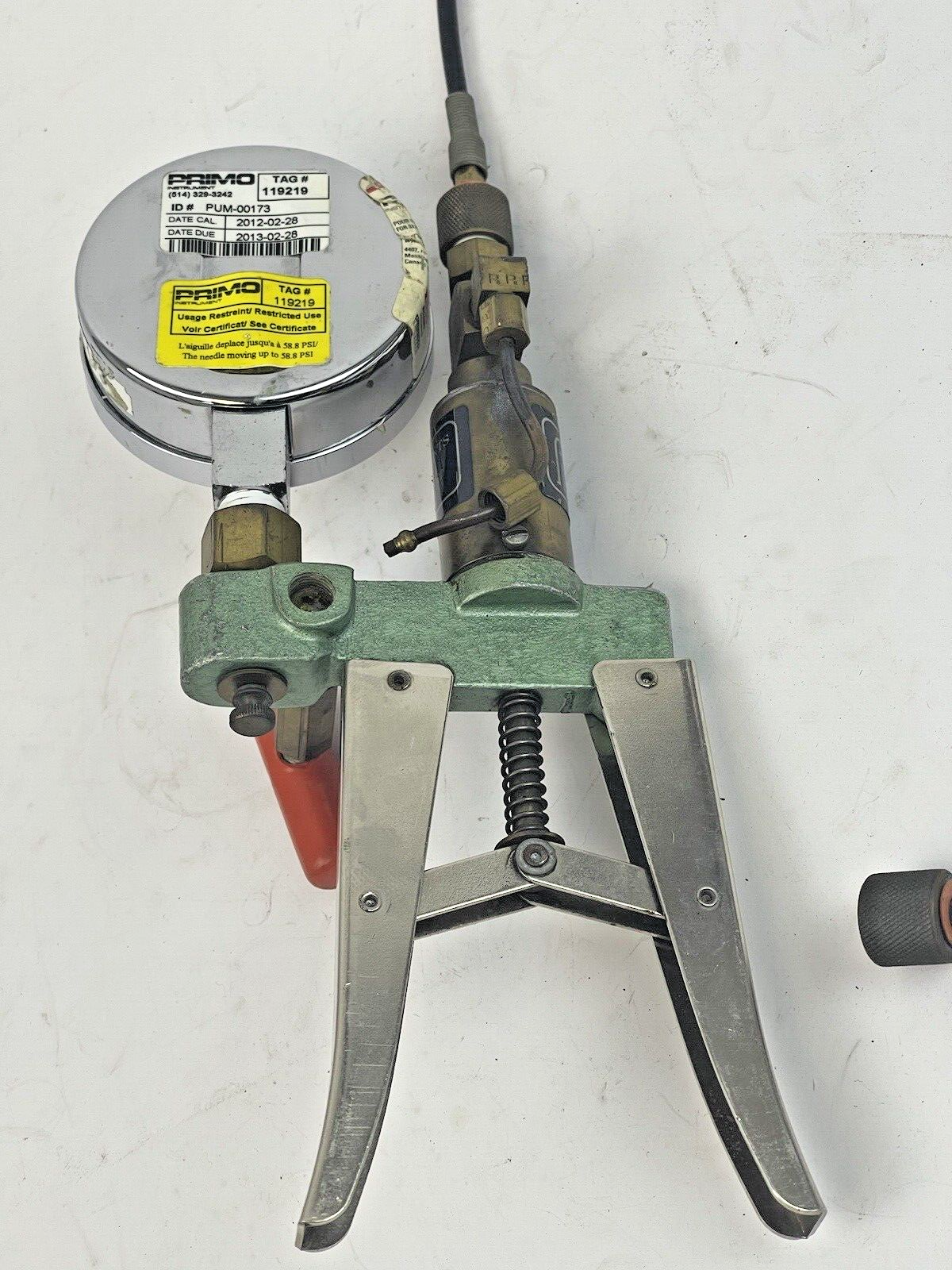 RALSTON INSTRUMENTS - HYDRAULIC HAND PUMP - 0-60 PSI - PUM 00173 - CALIBRATOR6