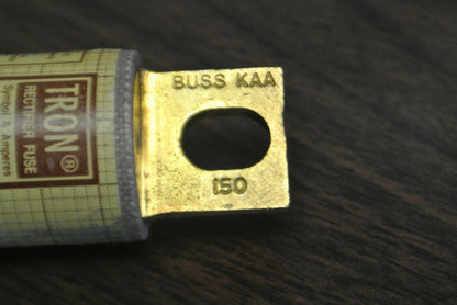 BOX of 5 / BUSSMANN / TRON KAA150 RECTIFIER FUSE / 150A / 130V / NEW SURPLUS2