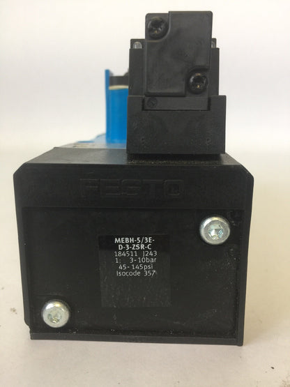 FESTO MEBH-5/3E-D-3-ZSR-C SOLENOID VALVE2