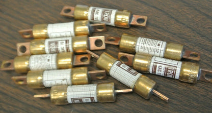 LOT of 9 / BUSS / TRON KAC-10 RECTIFIER FUSE / 10A / 600V / NEW SURPLUS0