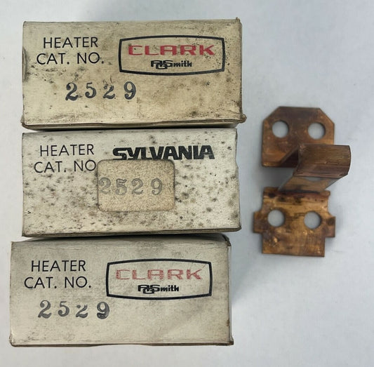 GTE SYLVANIA CLARK 2529 HEATER (LOT OF 3)0