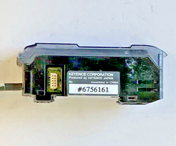 KEYENCE FS-V31P FIBER OPTIC PHOTOELECTRIC SENSOR 12-24VDC 30V 100MA **CORD CUT**0