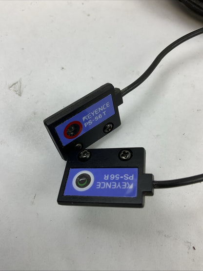 KEYENCE PHOTOELECTRIC SENSOR PS-56T TRANSMITTER PS-56R RECEIVER1