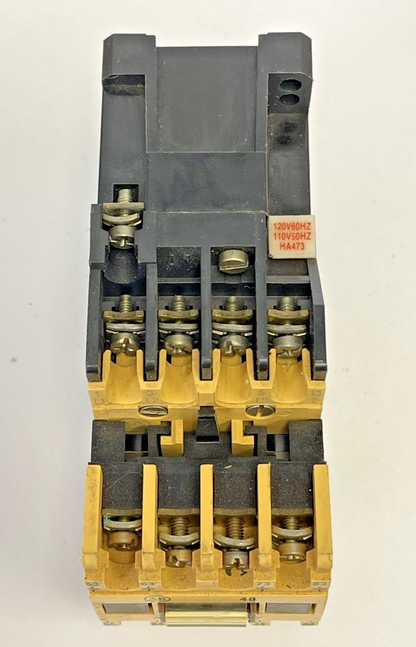 ALLEN BRADLEY - 100-A09ND3 B -CONTACTOR 9A, 600V, 120V COIL & 195-FA40 A -RELAY8