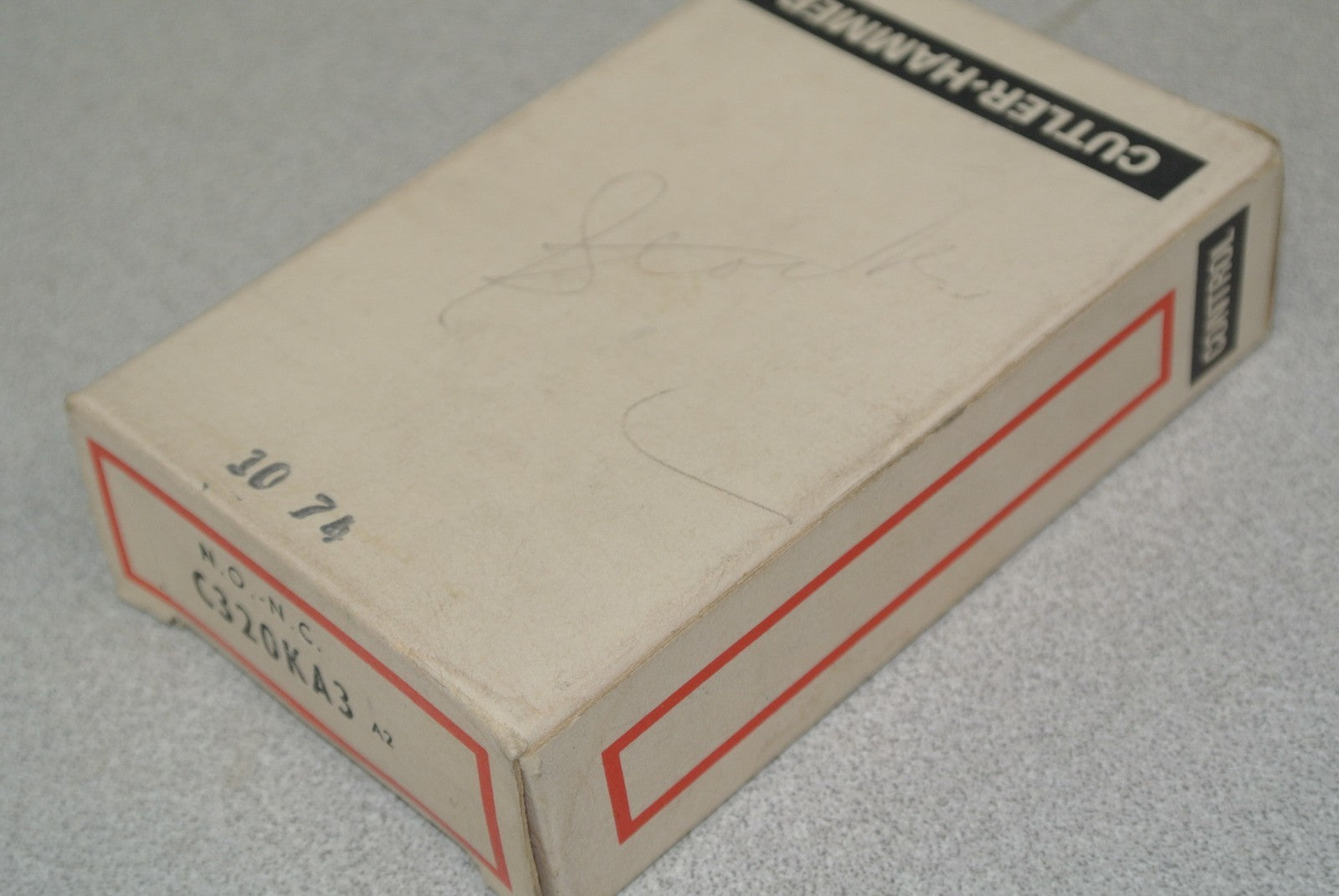 CUTLER-HAMMER C320KA3 AUXILIARY CONTACT / N.O., N.C. / SIZE 1 / 600VAC9