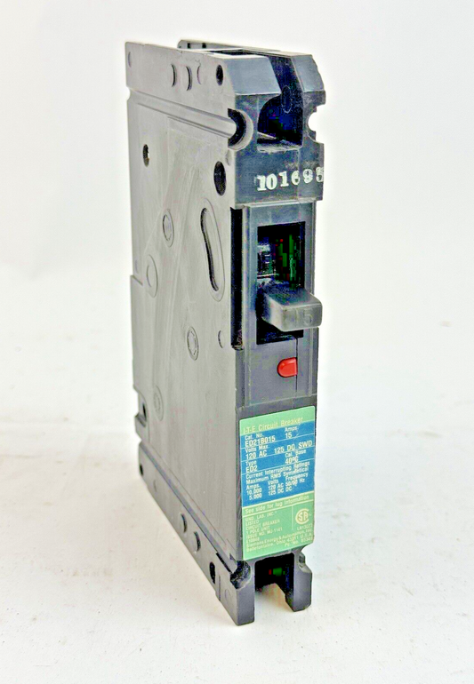 SIEMENS / ITE - ED21B015 - MOLDED CASE CIRCUIT BREAKER - 1 POLE, 15A, 120 VAC0